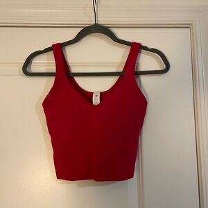 lululemon align tank - lunar new year collection 2023 (size 4) dark red (DKRD)